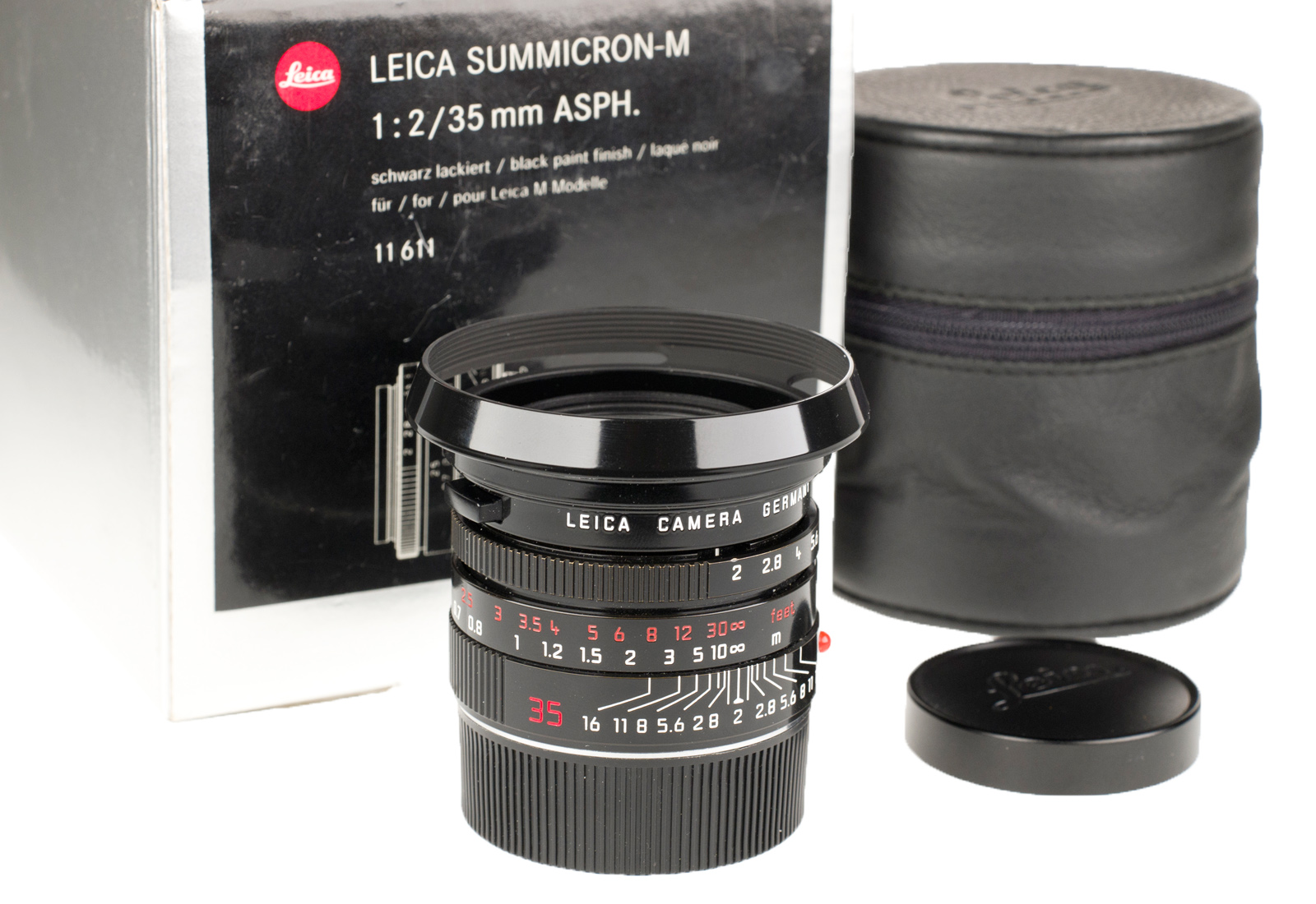 Leica Summicron-M 1:2/35mm ASPH., schwarz lackiert 11611
