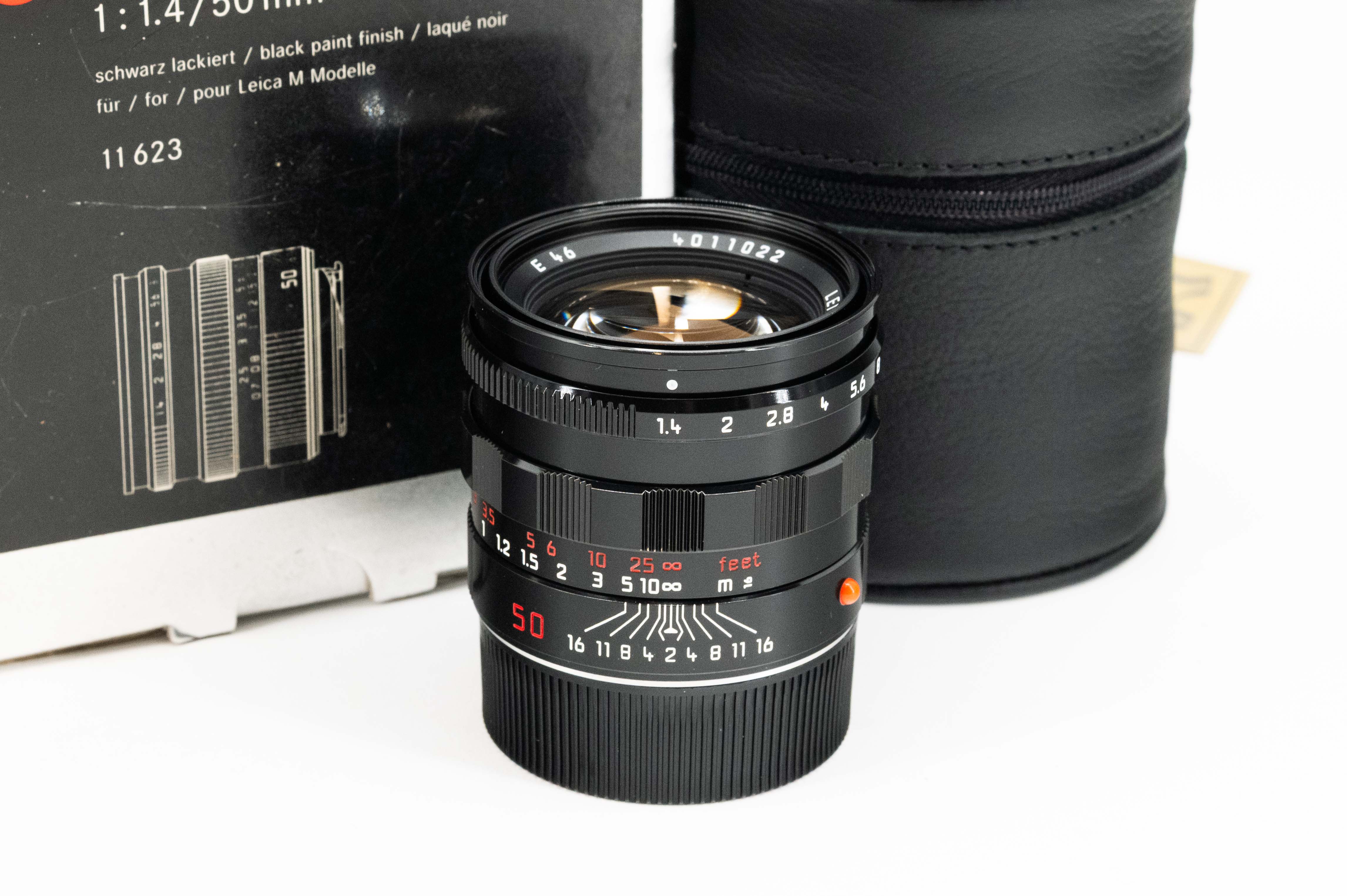 Leica Summilux-M 50mm f/1.4 Pre-ASPH Millennium Black Paint 11623