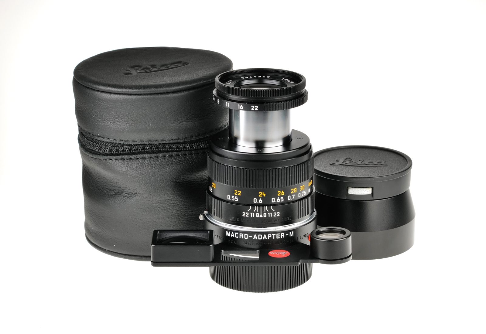 Leica MACRO-ELMAR-M f/4/90mm, schwarz 11633