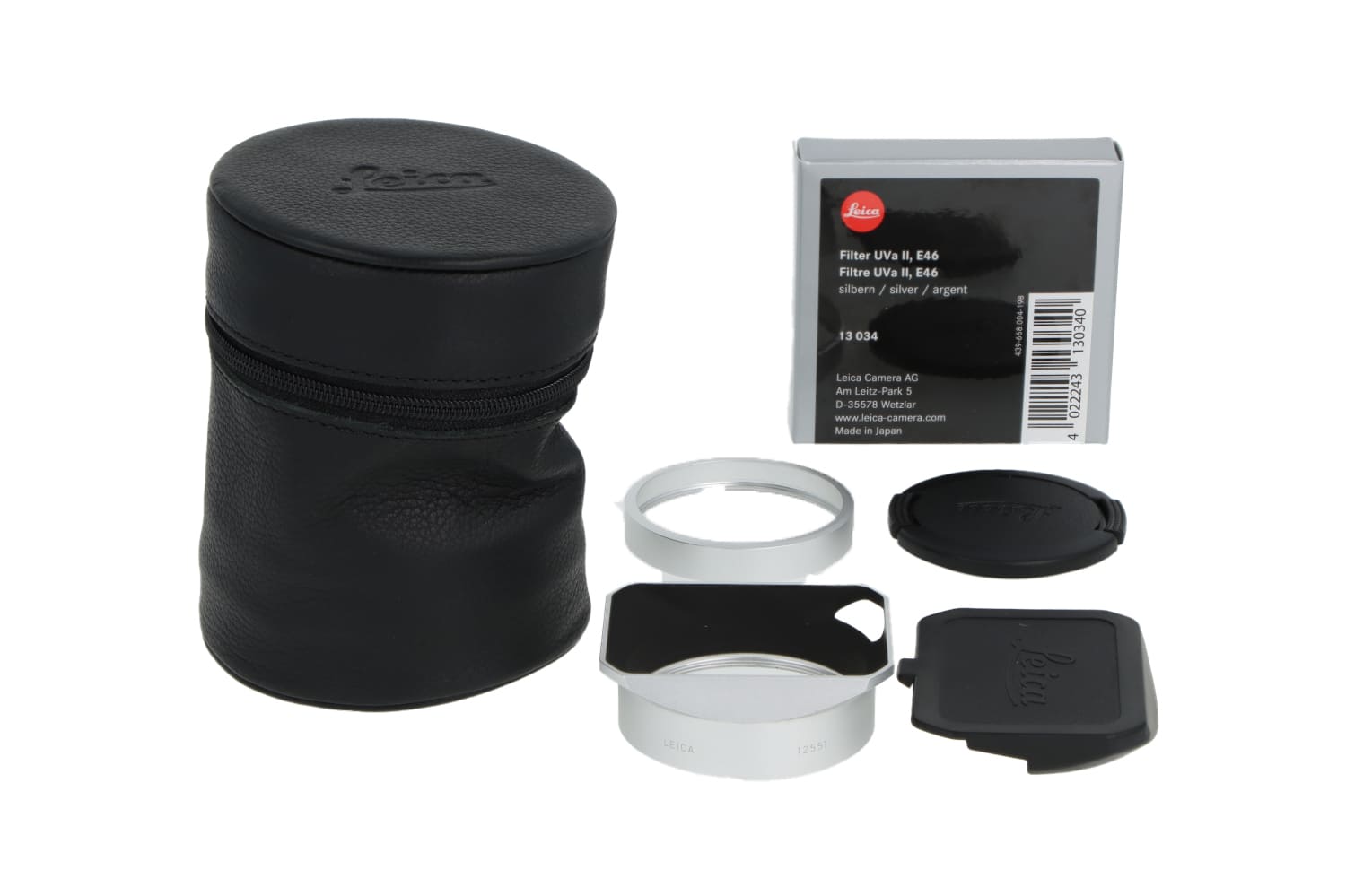 Kit Summilux 35mm 1.4 ASPH FLE chrome + UVa II E46 (11675)