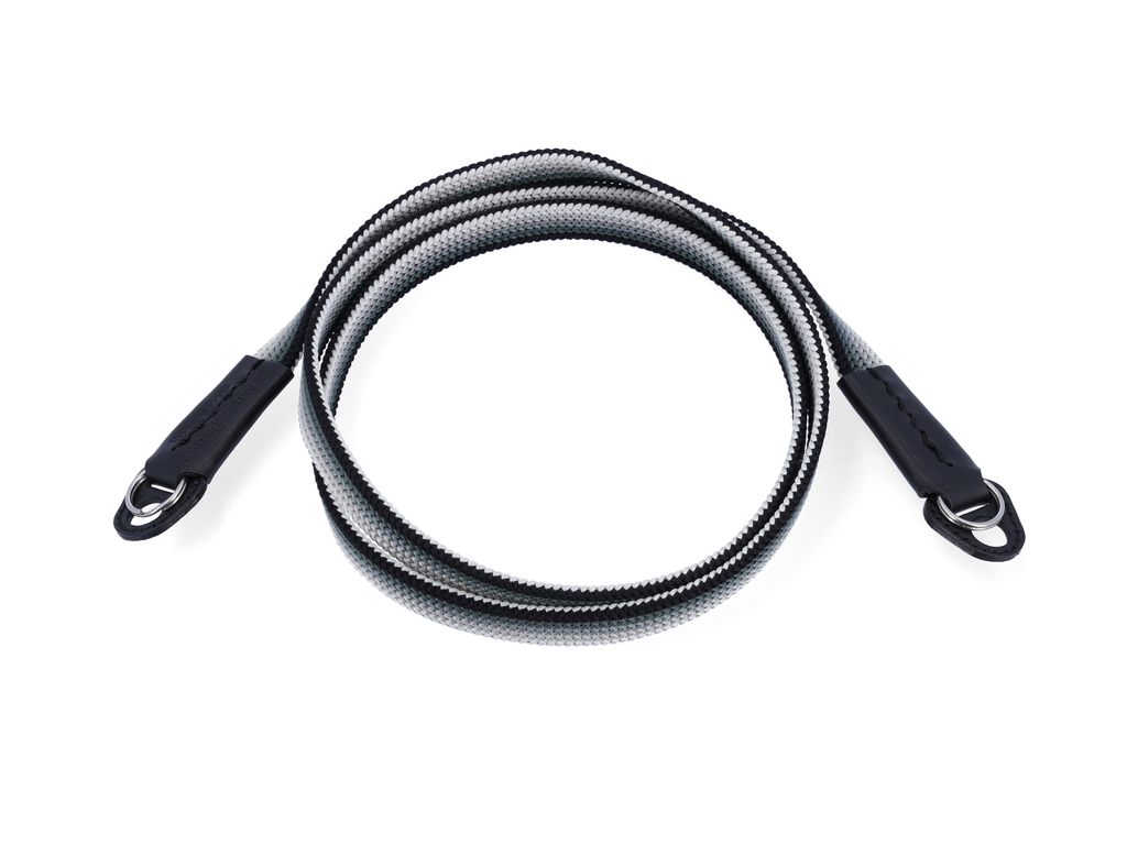 Artisan&Artist Ayatake Gradation Silk Cord Strap ACAM 312A BKSV Black/Silver
