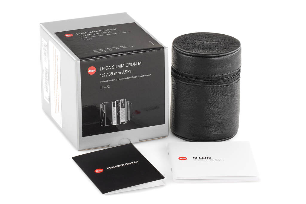 Leica Summicron-M 11673 2/35mm Asph. black 6-bit - like new with 2 years guarantee