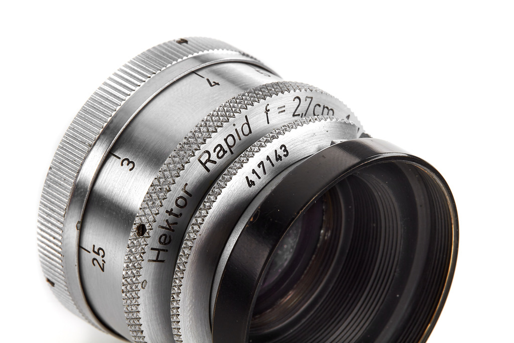 Ernst Leitz Wetzlar f. C-mount 2,7cm/1,4 Hektor Rapid