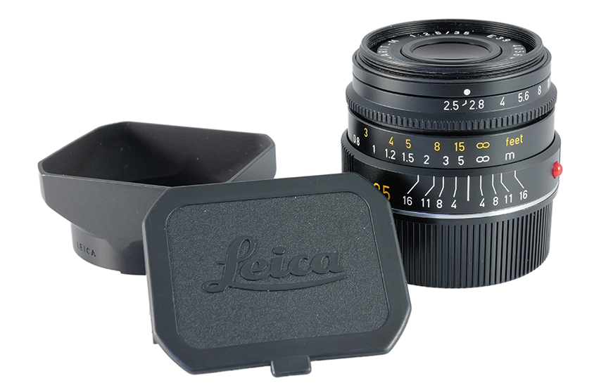 LEICA SUMMARIT-M 1:2.5/35, black anodized 11643