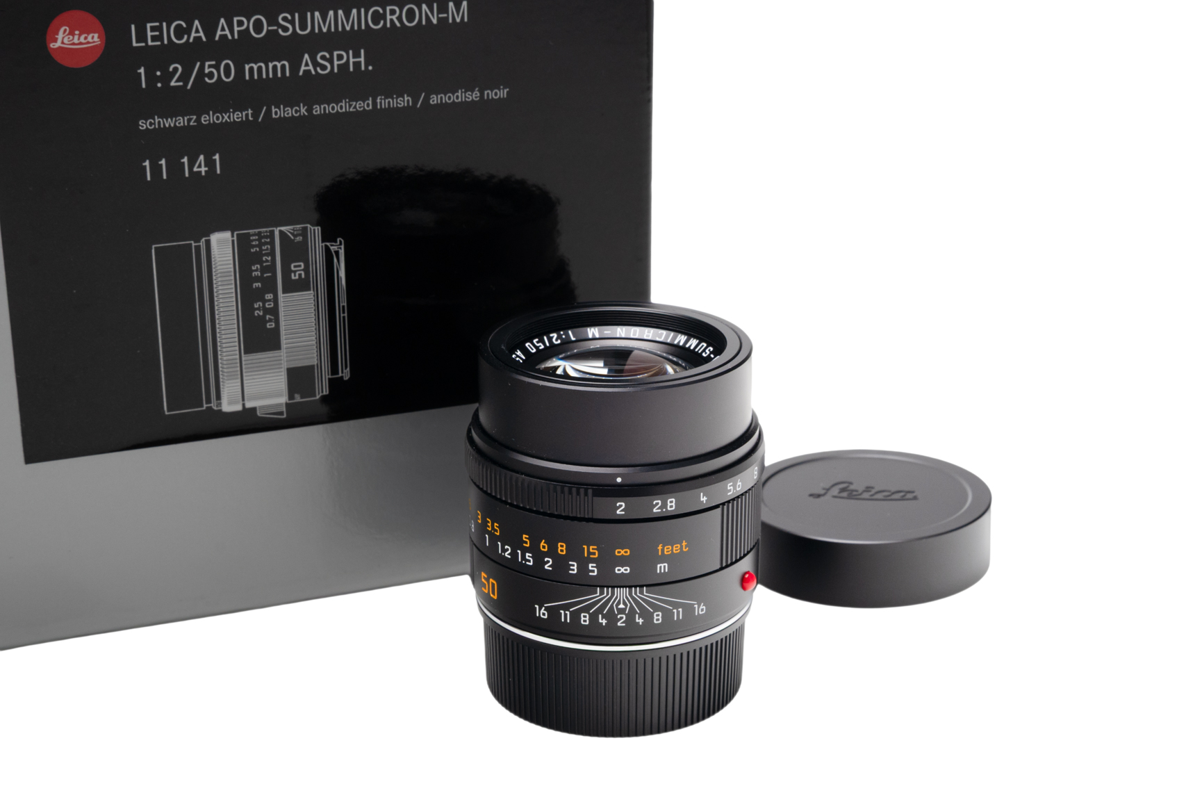 Leica APO-SUMMICRON-M 2/50mm ASPH., black - 11141