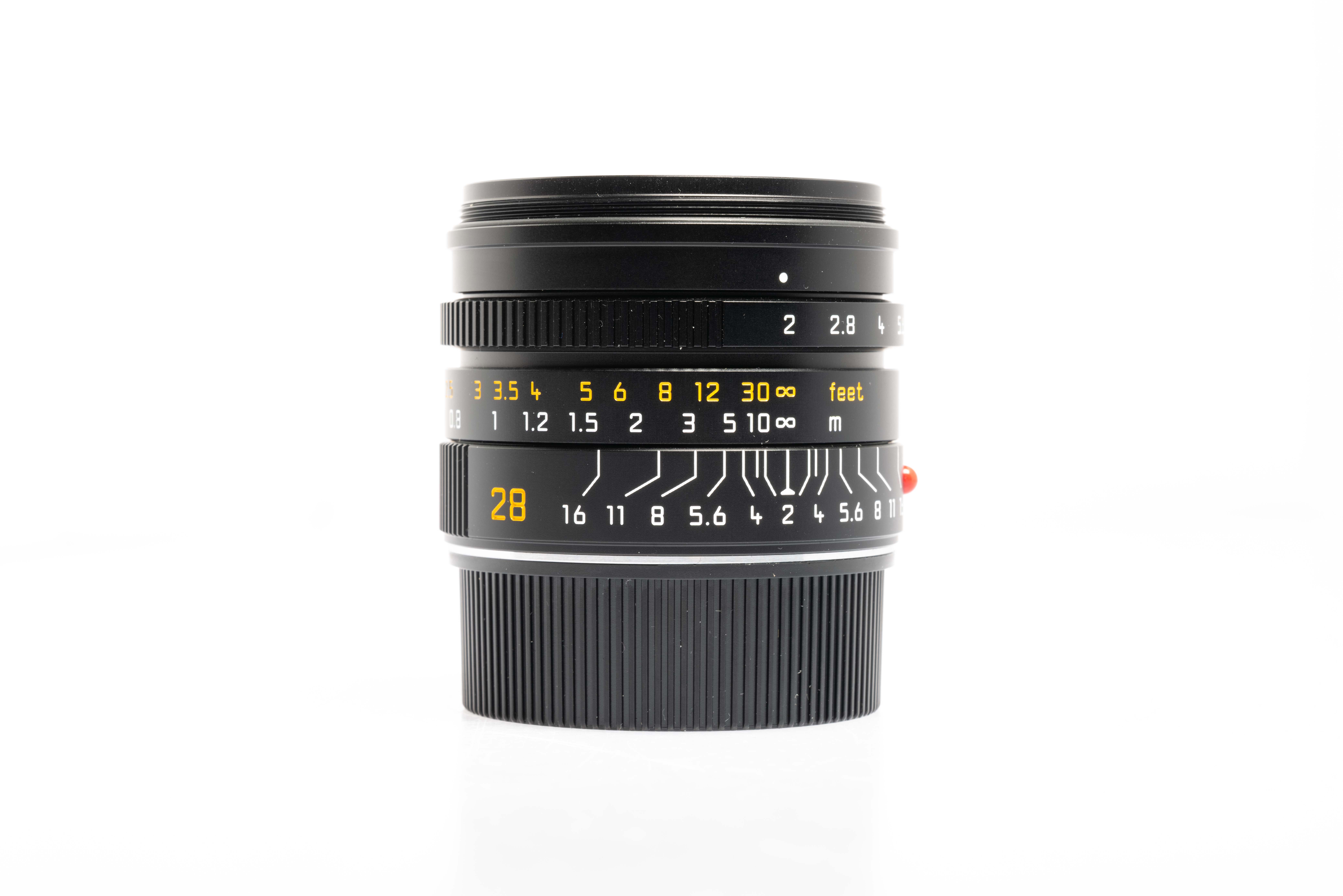 LEICA SUMMICRON-M 2/28mm ASPH.,black elox.