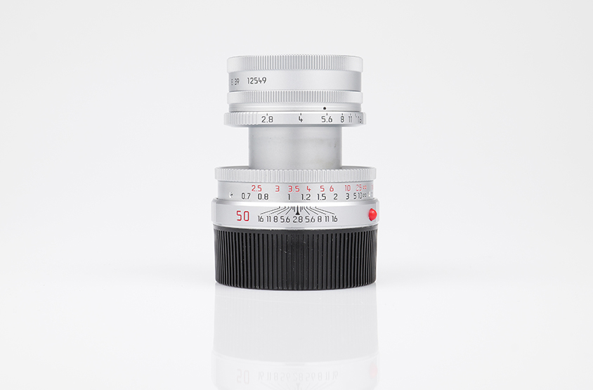 LEICA ELMAR-M 1:2,8/50 mm silber versenkbar