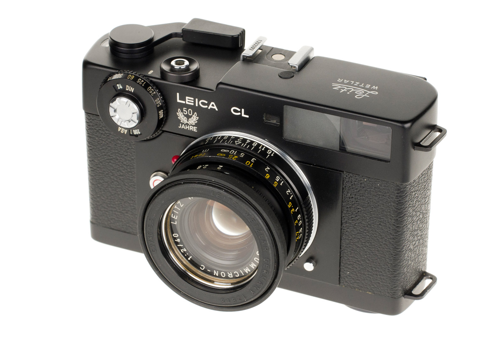 Leica CL "50 Jahre" + Summicron-C 1:2/40mm