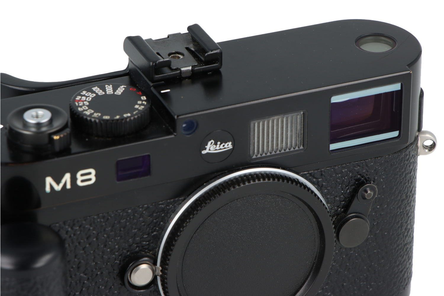 Kit Leica M8.2 Schwarz Lack + Griff + Daumenauflage (10711)