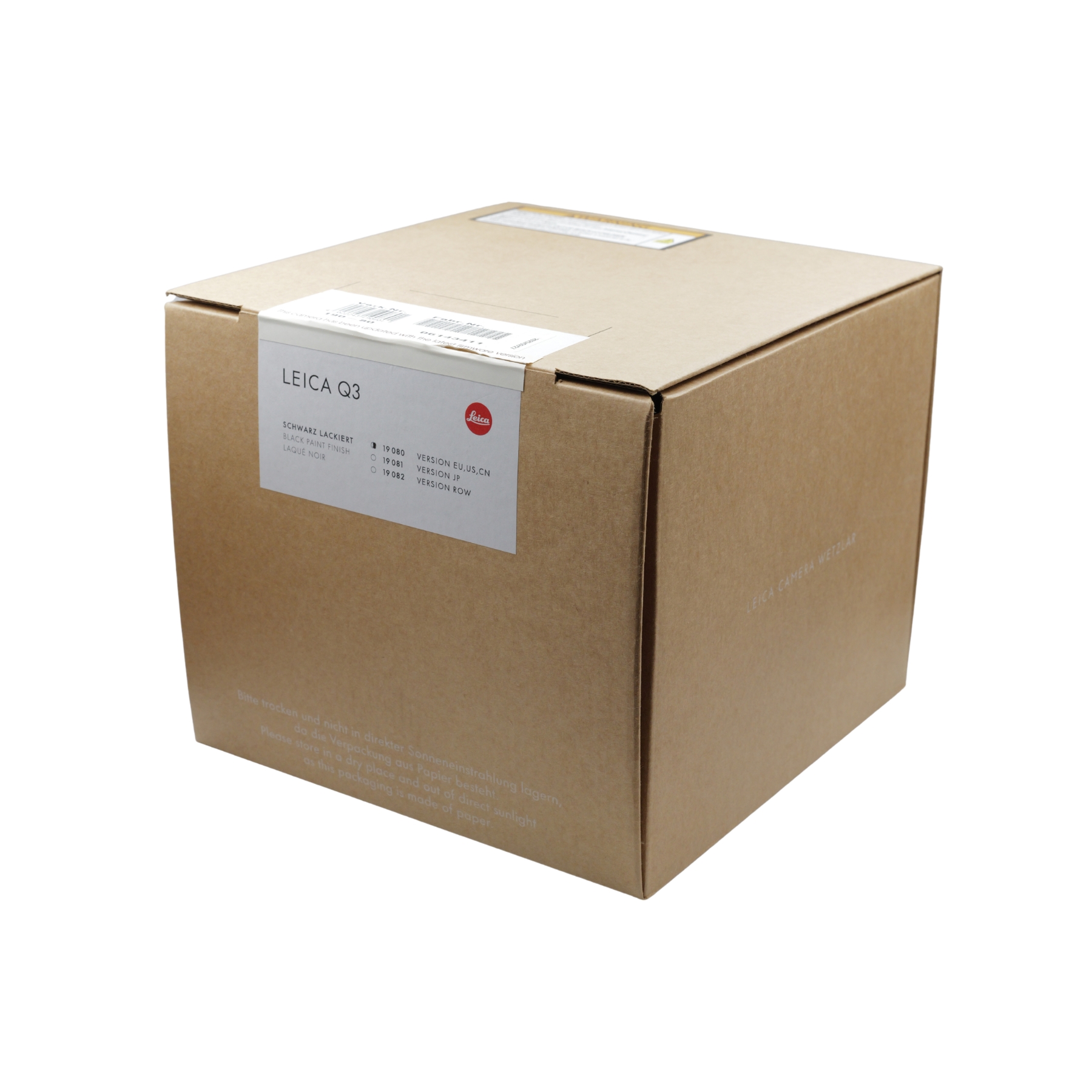 LEICA Q3, black paint finish