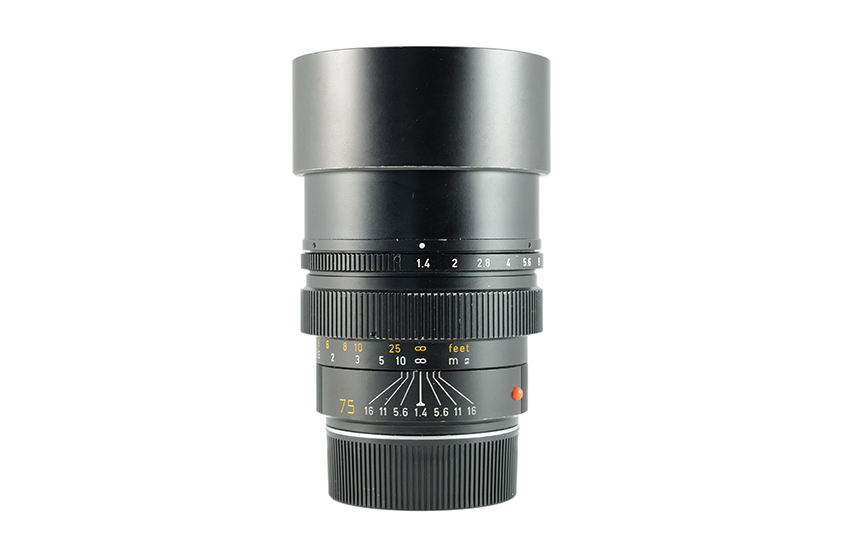LEITZ SUMMILUX-M 1.4/75, black anodized 11815