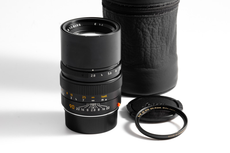 Leica Elmarit-M 1:2,8/90mm, schwarz eloxiert E46 11807