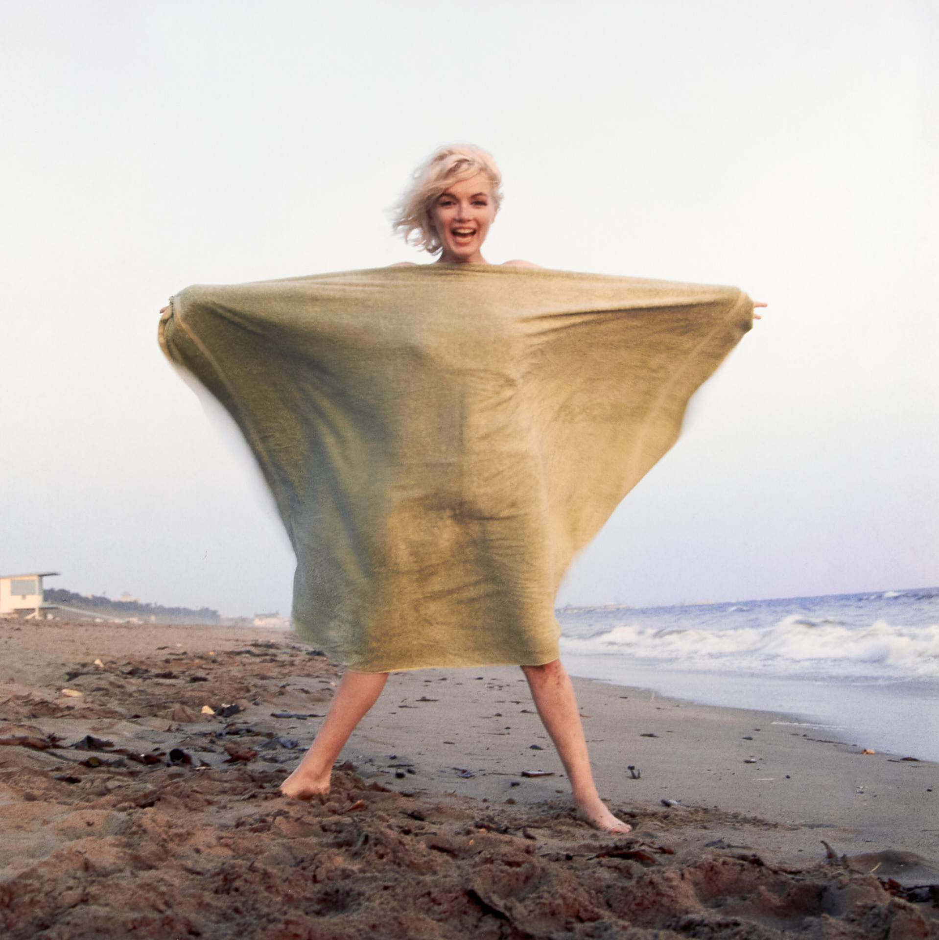 GEORGE BARRIS (1928–2016) Marilyn Monroe at Santa Monica Beach, 1962* GEORGE BARRIS (1928–2016) Marilyn Monroe at Santa Monica Beach, 1962*