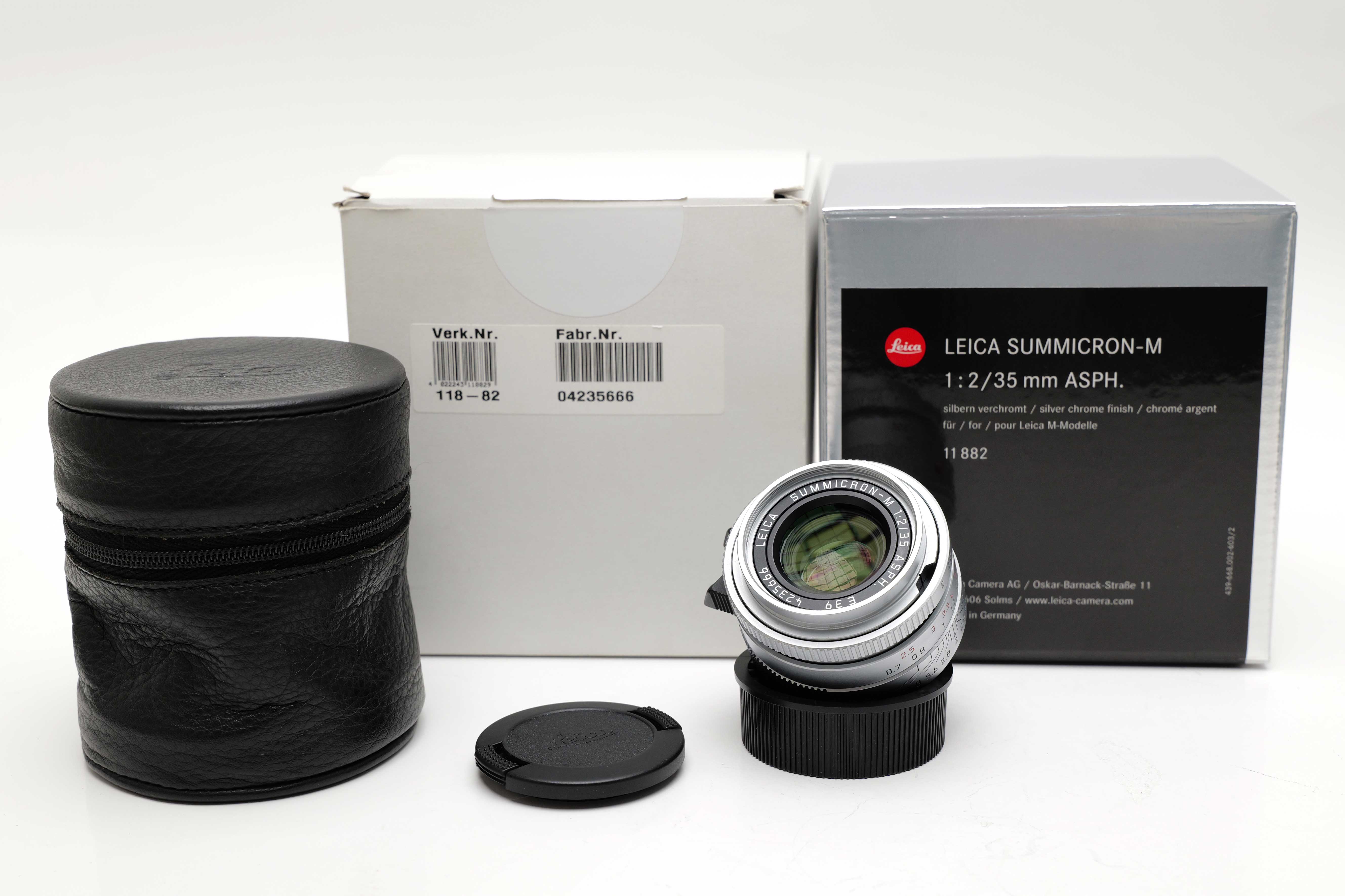 Leica Summicron-M 1:2.0/35 ASPH. silver chrome