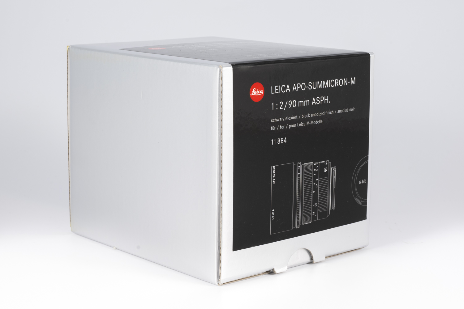 Leica APO-SUMMICRON-M 2/90 mm ASPH., schwarz (11884)