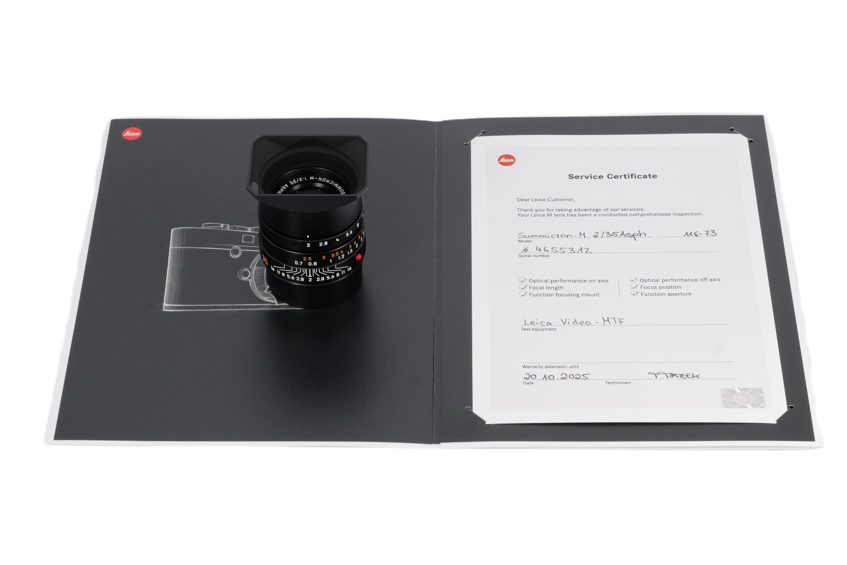 SUMMICRON-M 2/35mm ASPH., schwarz elox.