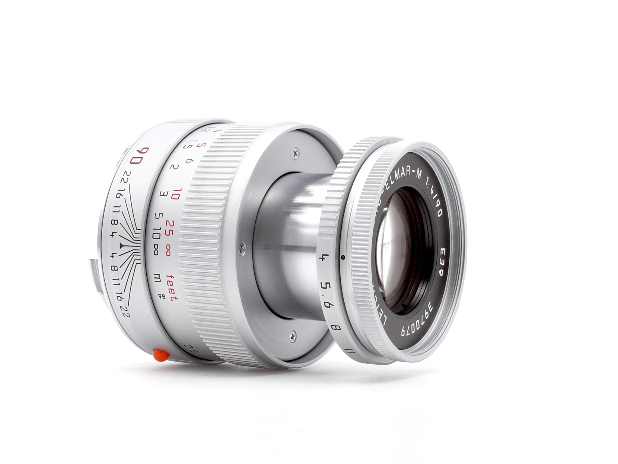 Leica Macro-Elmar-M 4,0/90mm silbern chrom 6Bit