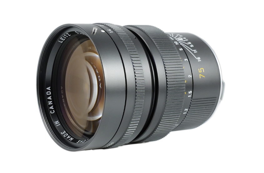 Leica Summilux-M 1:1,4/75mm, schwarz eloxiert 11814