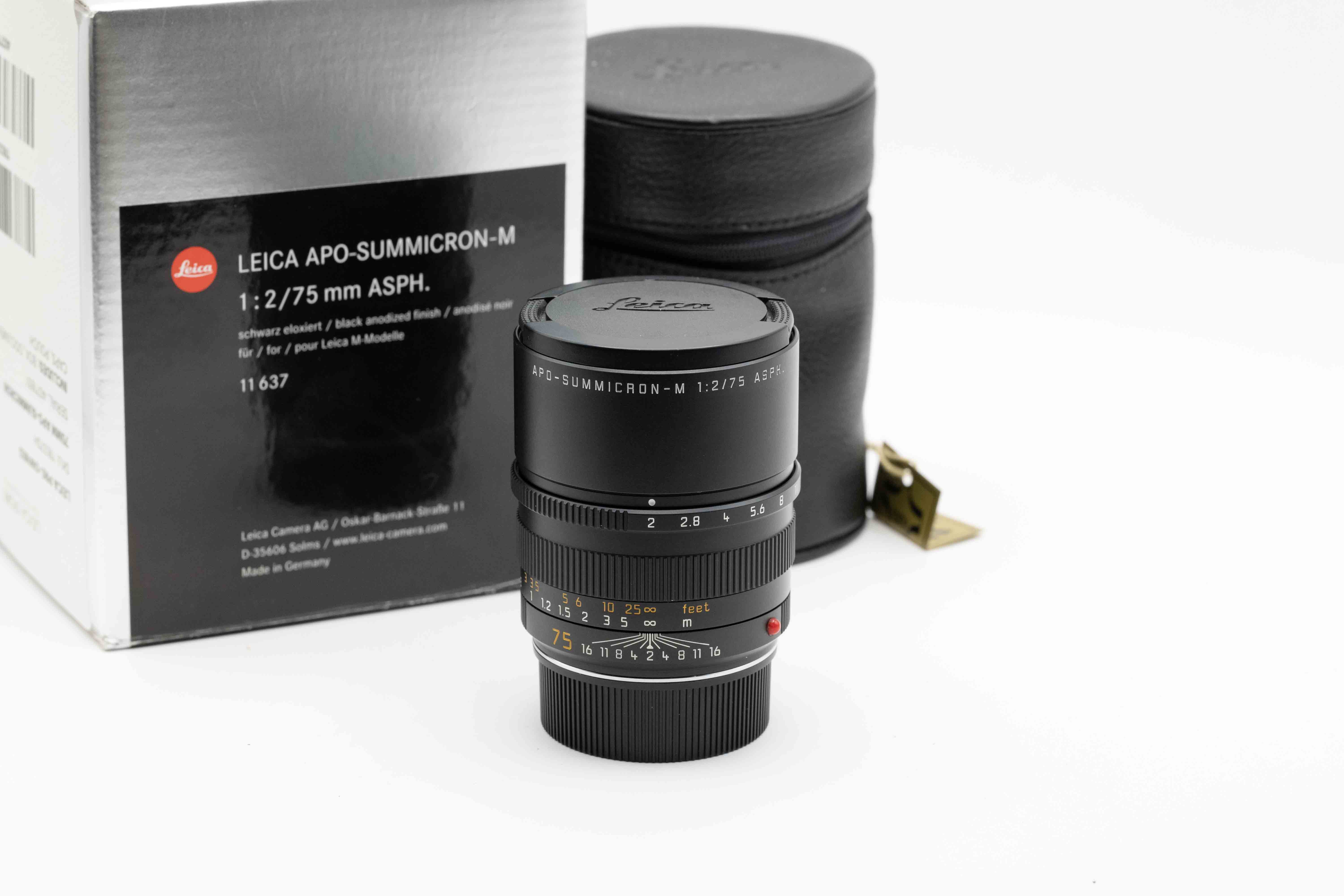 APO-SUMMICRON-M 2/75 ASPH., black