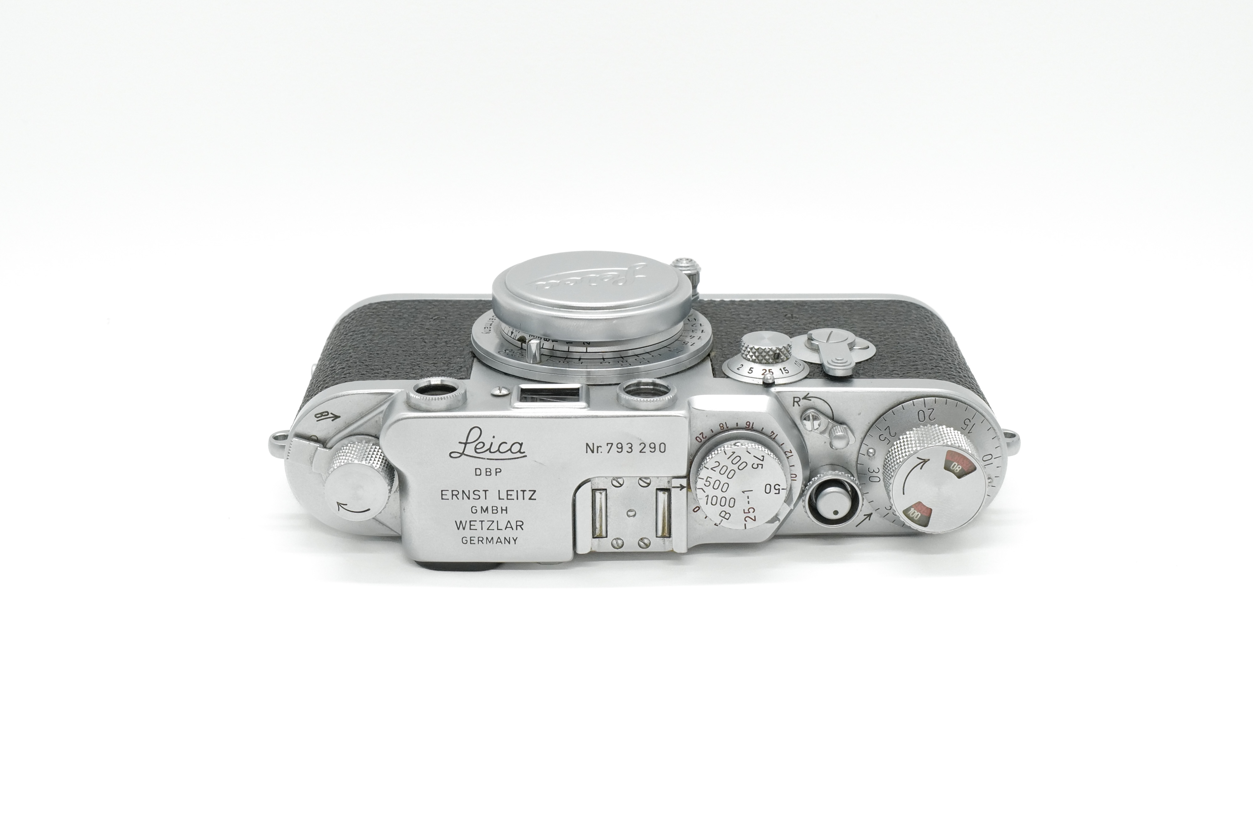Leica IIIf, chrom + Elmar 5m f.3.5, chrom