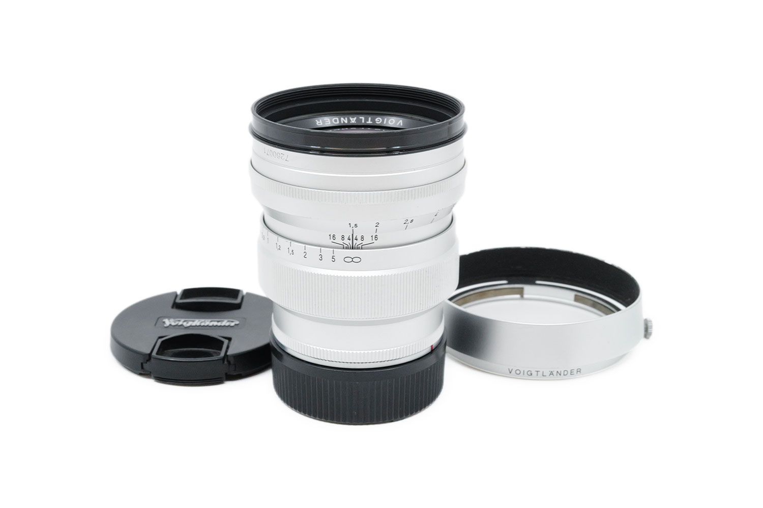 Voigtlander Nokton 1.5/75mm ASPH silver – M-mount