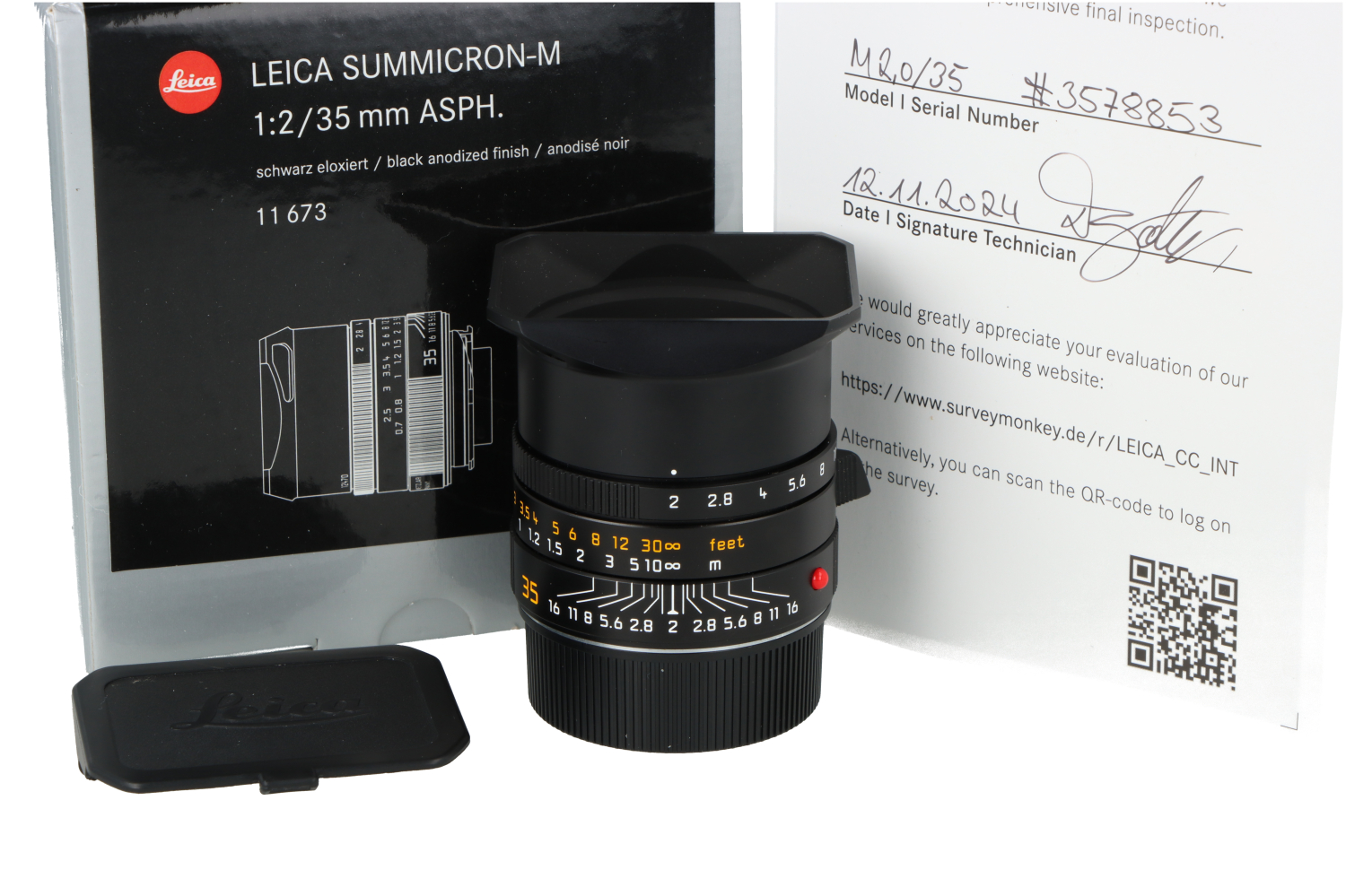 Summicron M 35mm Asph Leica 11673 Leica 35mm F/2 SUMMICRON-M ASPH