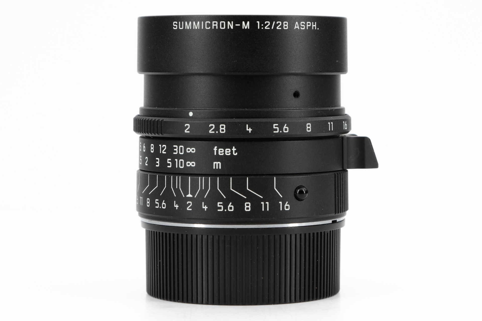 LEICA Summicron-M 2.0/28mm ASPH black „Reporter“ with original LEICA Summicron-M 2.0/28mm ASPH black „Reporter“ with original