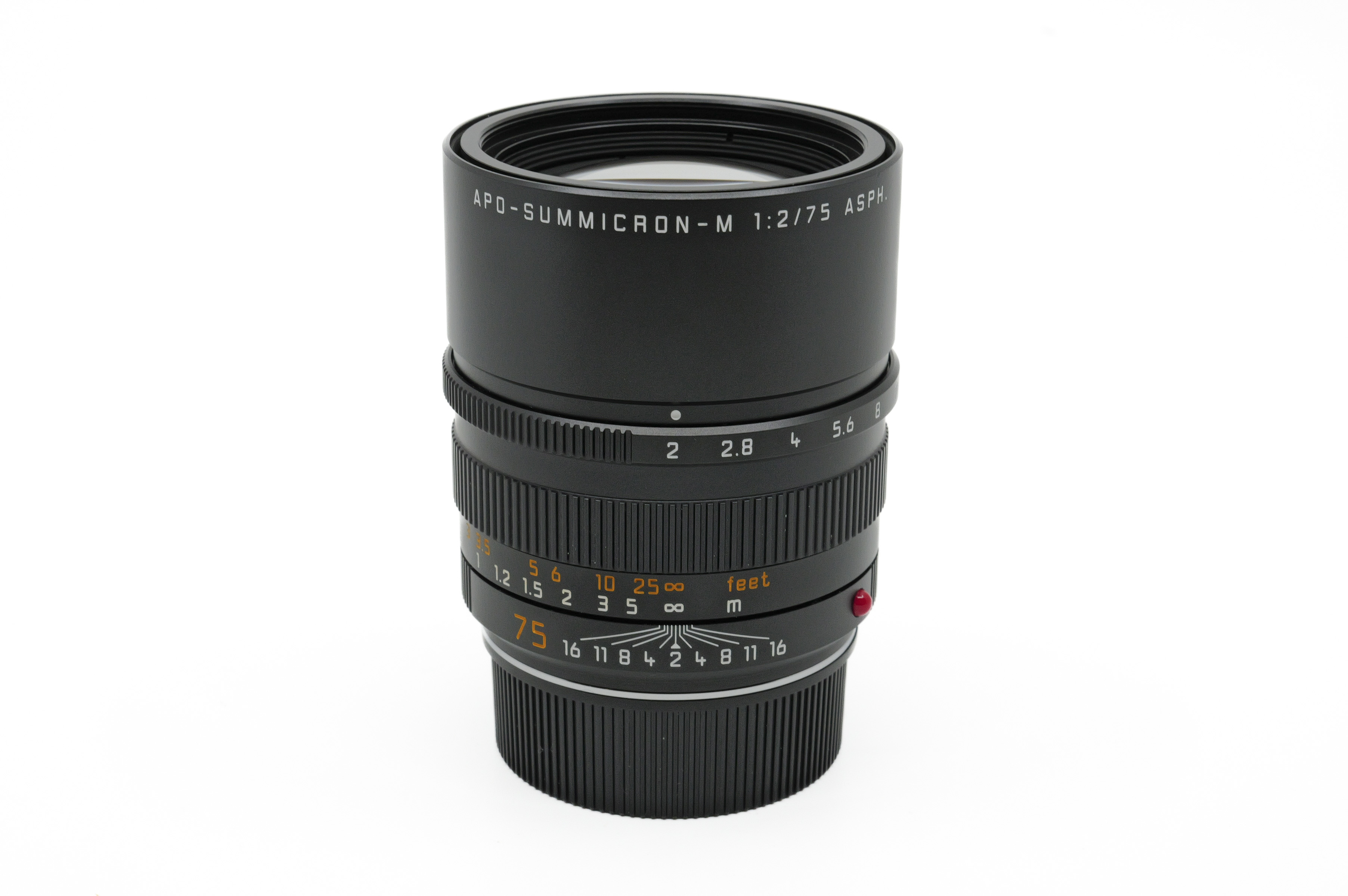 Leica APO-SUMMICRON-M 2/75 ASPH., BLACK