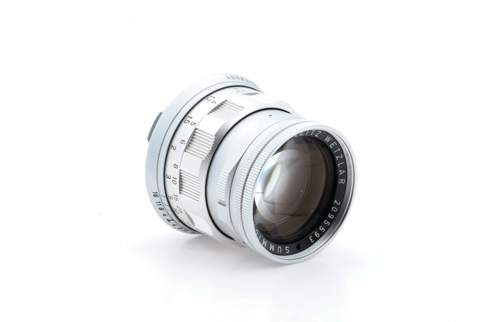 LEICA SUMMICRON-M 2.0/50mm, silver chrome-plated