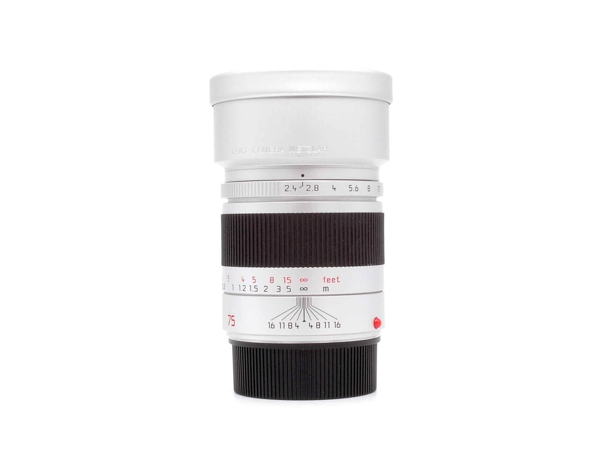 Leica Summarit-M 2.4/75mm silbern 6Bit
