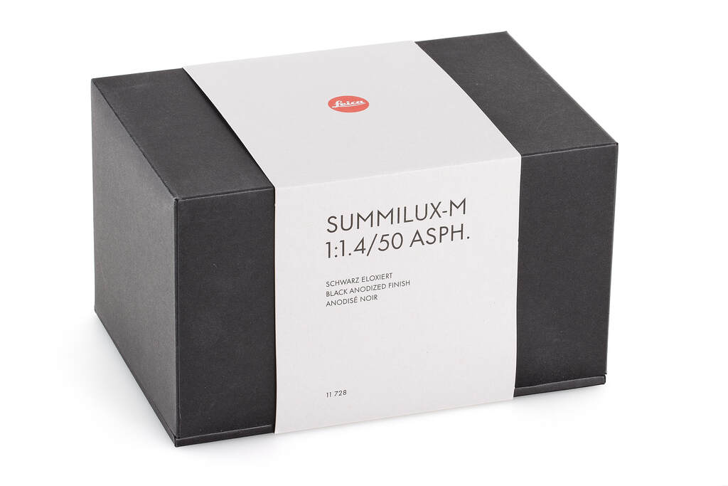 Leica Summilux-M 11728 1,4/50mm black ASPH. - with 2 years guarantee