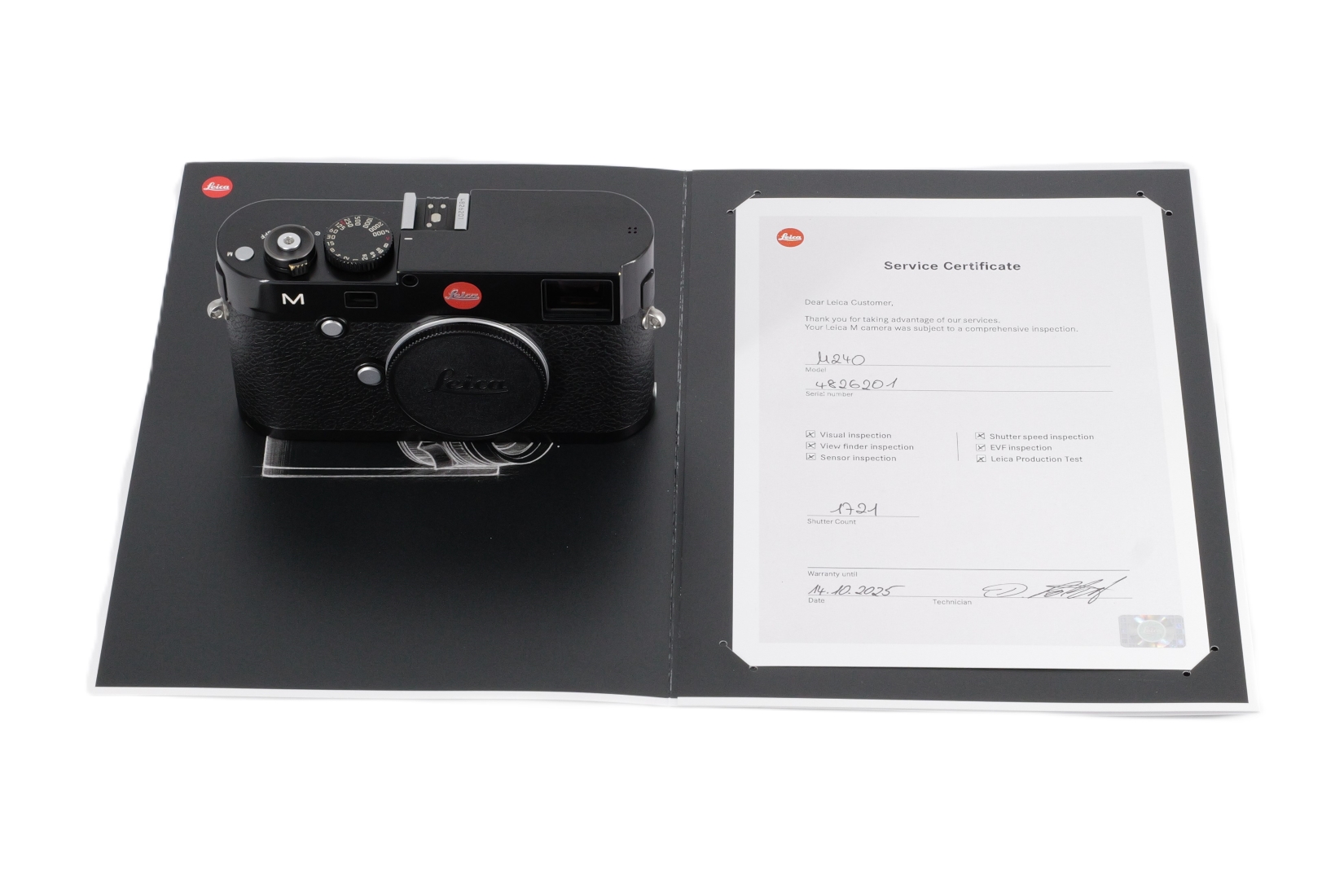 M (Typ 240), schwarz lackiert