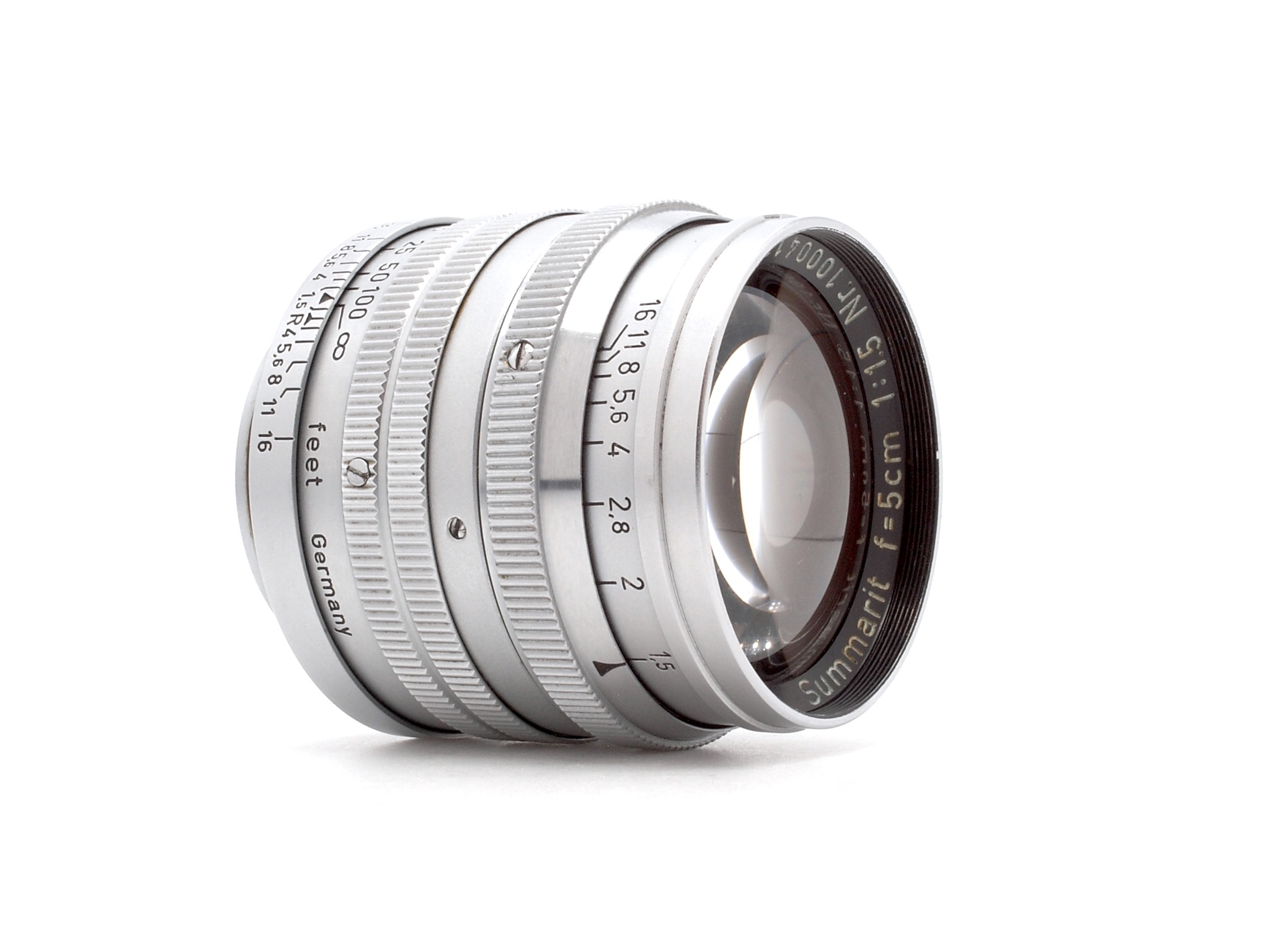 Leitz Summarit M39 1,5/50mm chrome