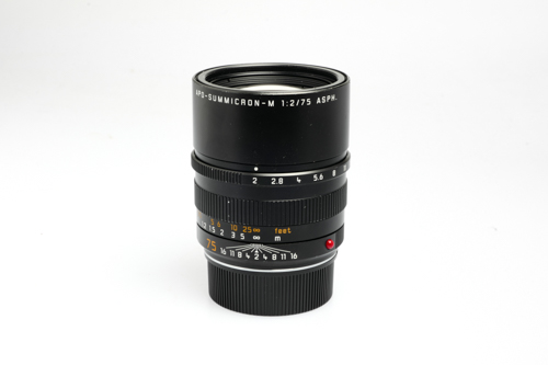 Leica APO-SUMMICRON-M 2/75 ASPH., schwarz