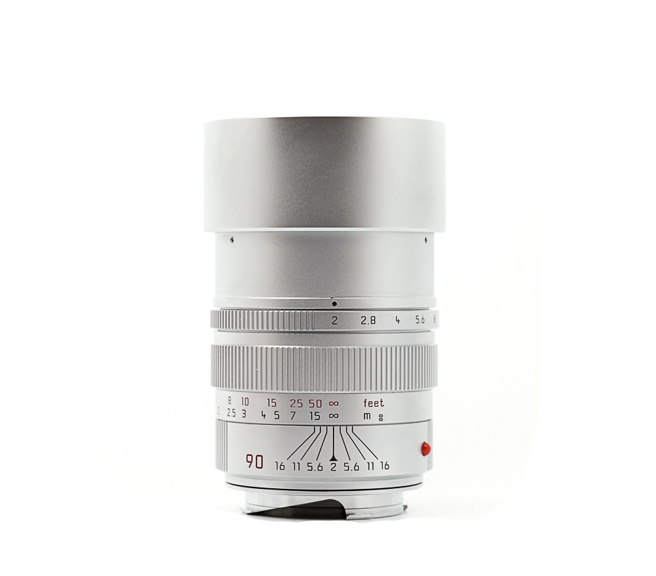 Leica Summicron-M 2,0/90mm silbern verchromt