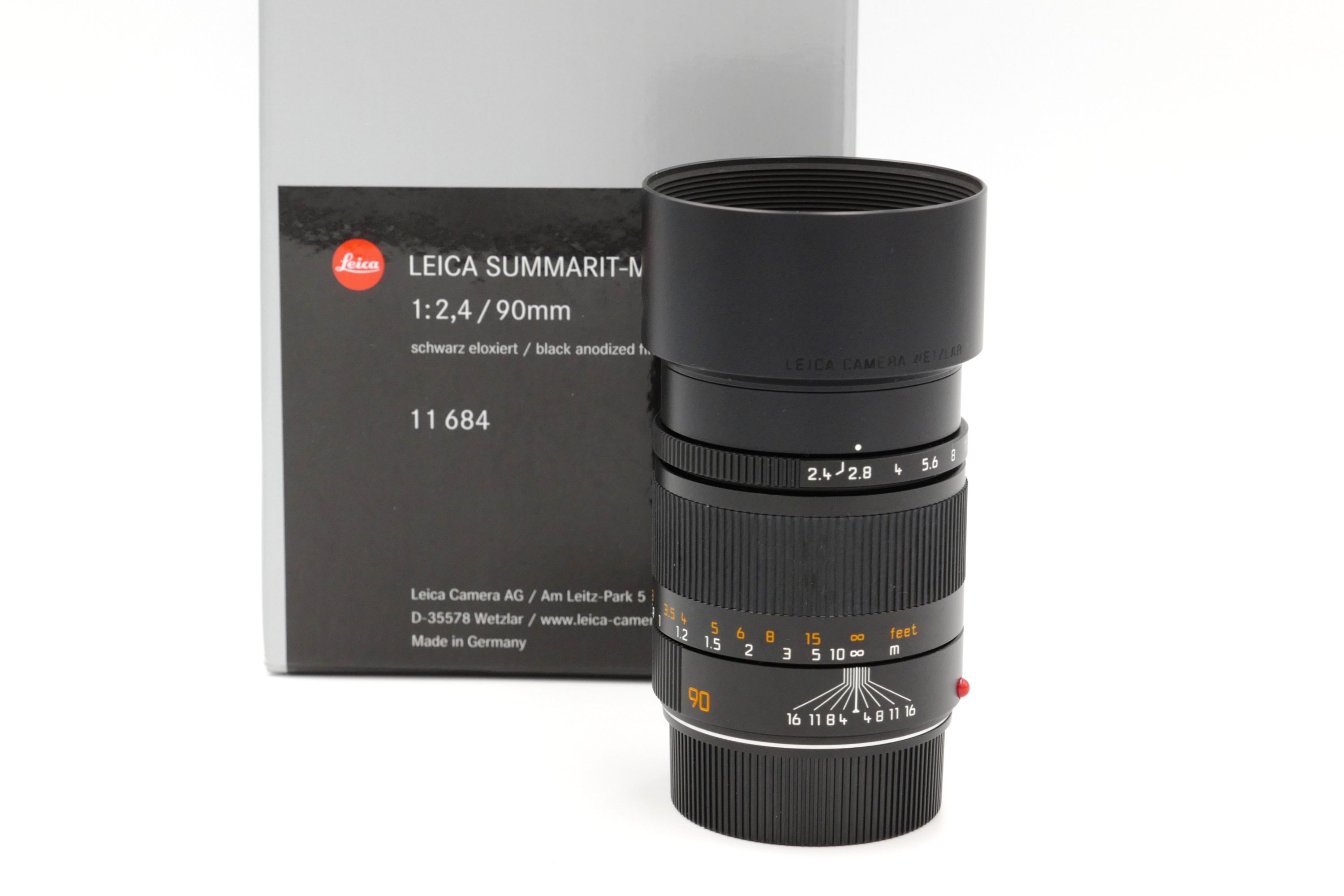 Leica SUMMARIT-M 2.4/90 mm, Black