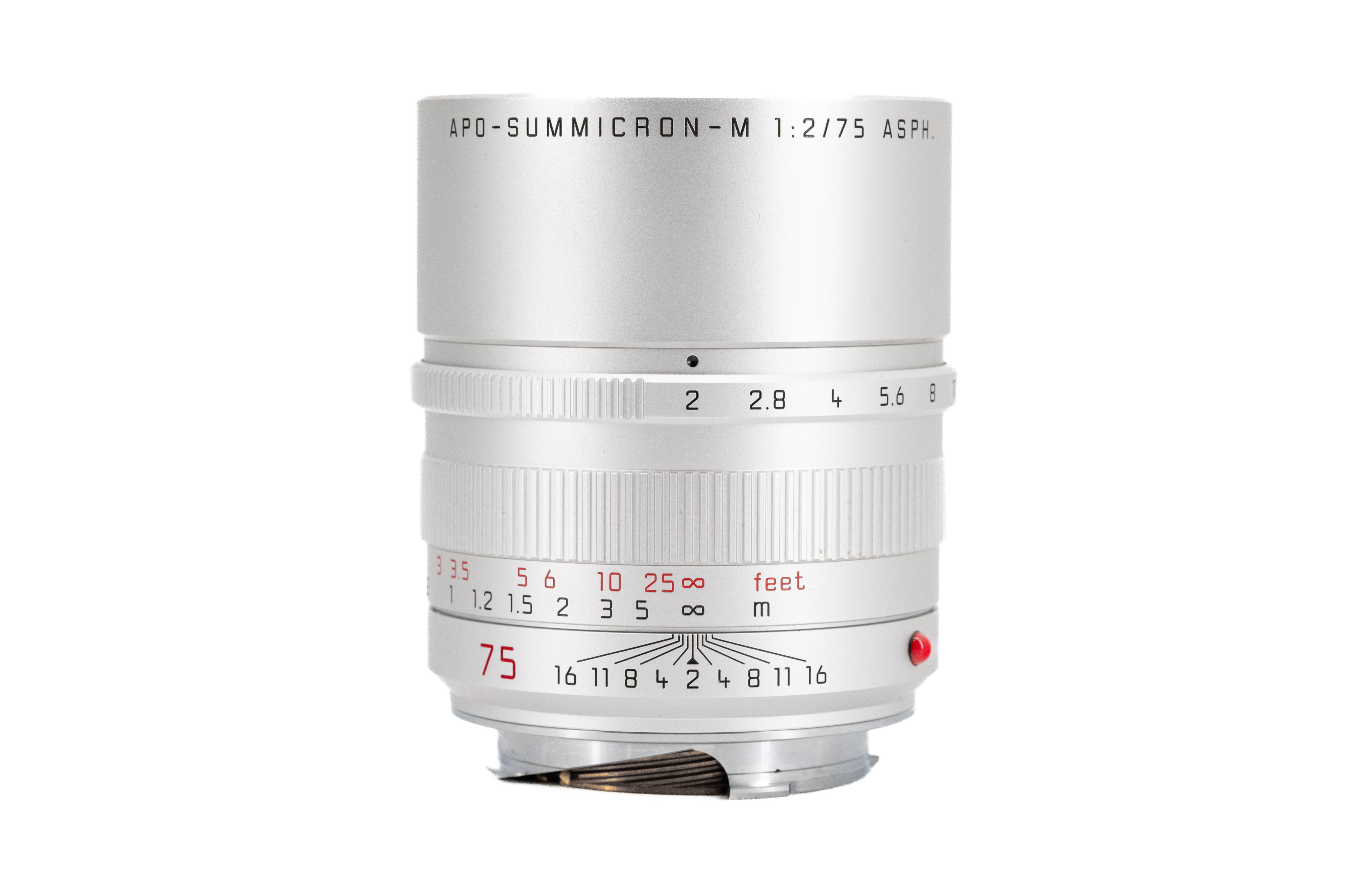 Leica APO-Summicron-M 75mm f/2 ASPH Silver Anodised 11701