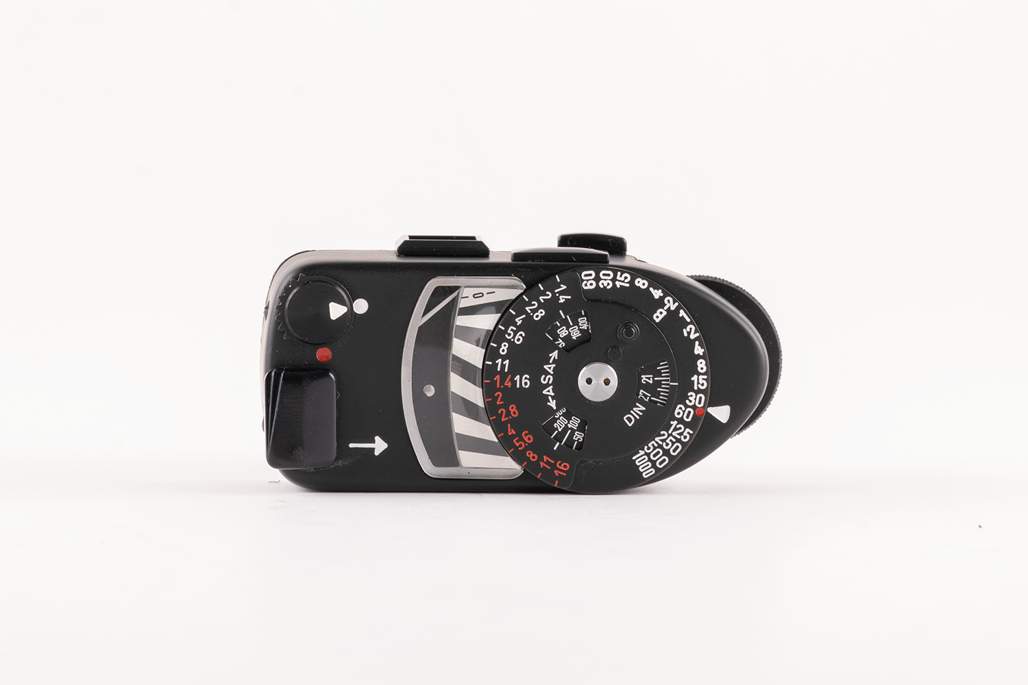 Leicameter MR schwarz verchromt