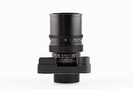 Leica Elmarit-M 2,8/135mm mit Brille