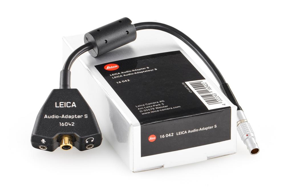 Leica 16042 audio-adapter for Leica S- like new with 2 years guarantee Leica 16042 audio-adapter for Leica S- like new with 2 years guarantee