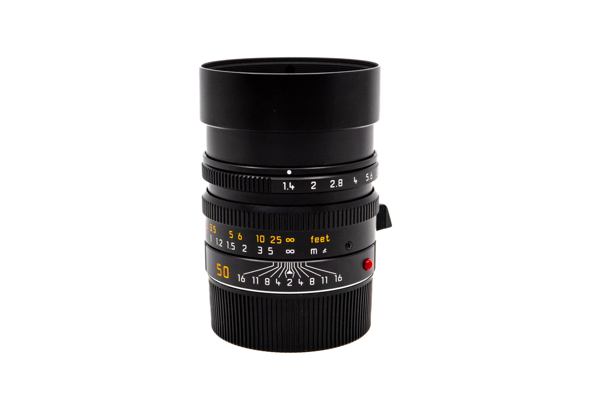Leica Summilux-M 1.4/50mm Asph, black.