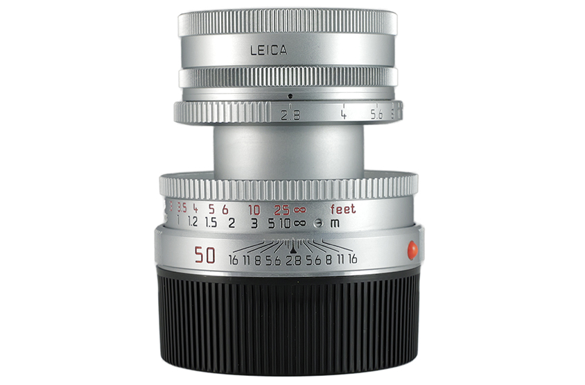 Leica ELMAR-M 1:2,8/50, silver chrome finish, collapsible 11823