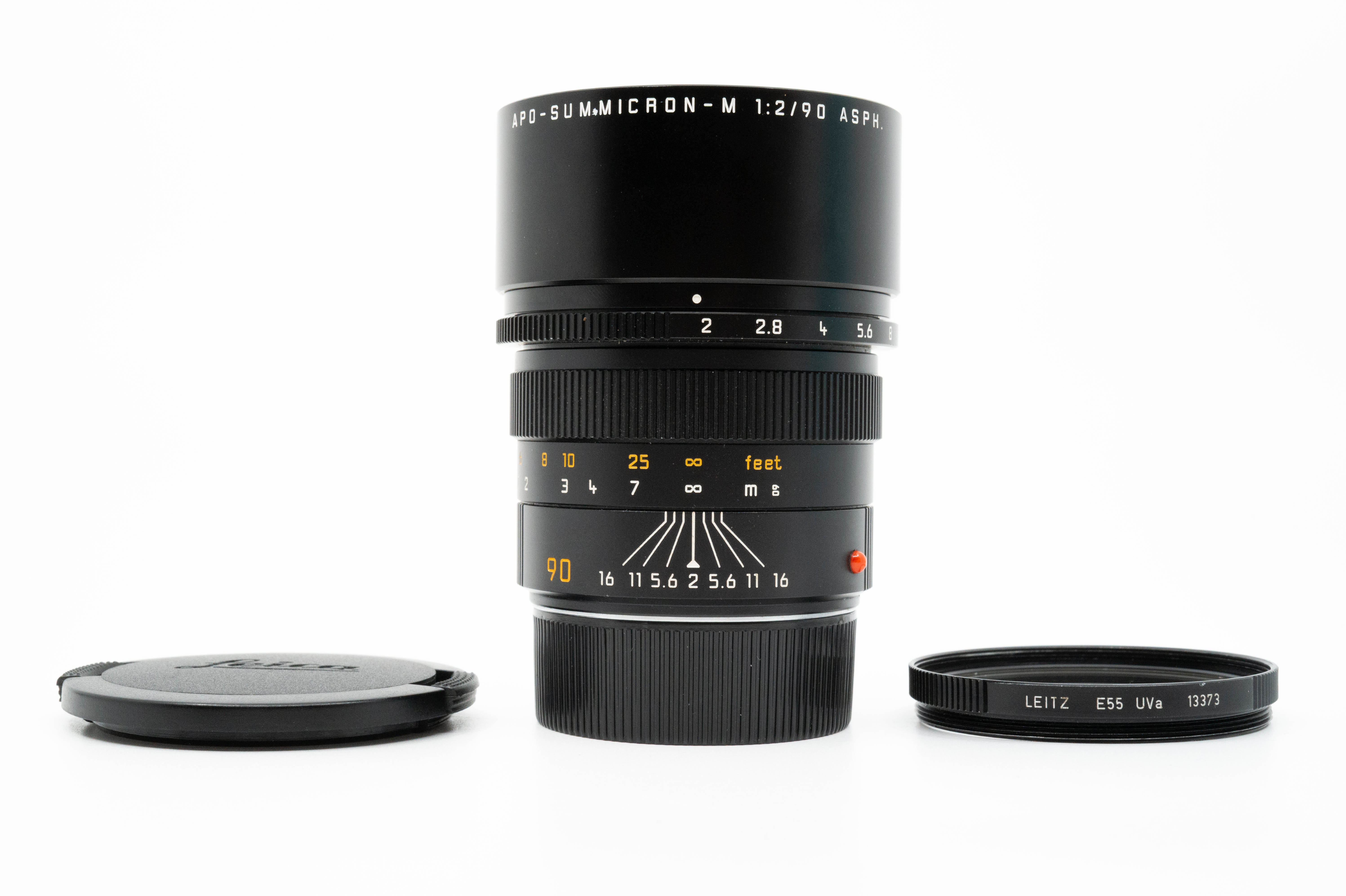 Leica APO-SUMMICRON-M 2/90mm ASPH. Black (11884) | Leica Camera Classic