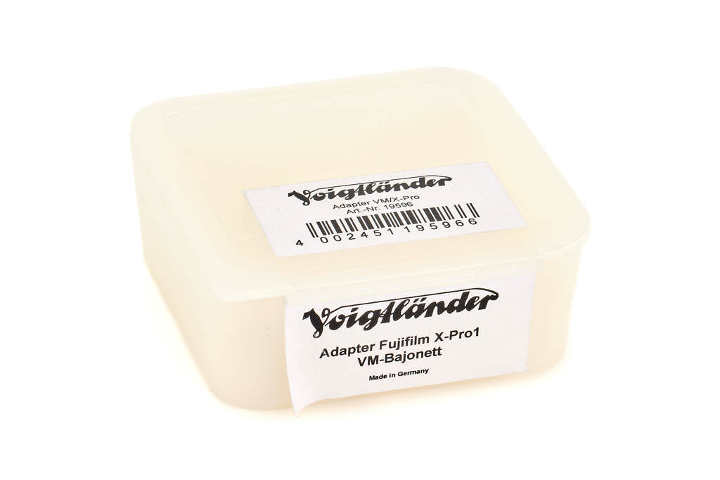 Voigtländer adapter M-Optik an Fuji X
