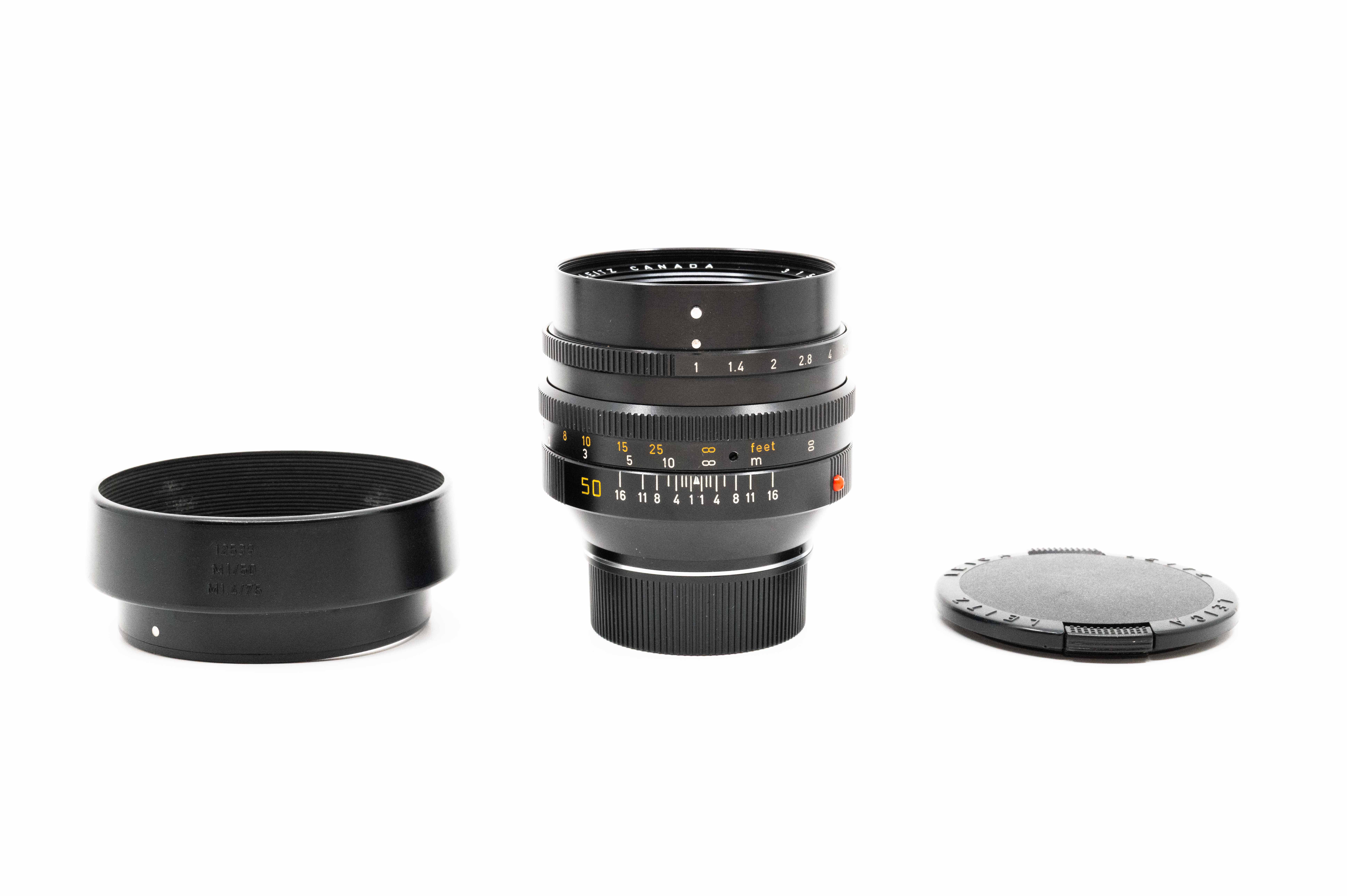 Leica Noctilux-M 50mm F/1.0 E58 V2 Schwarz