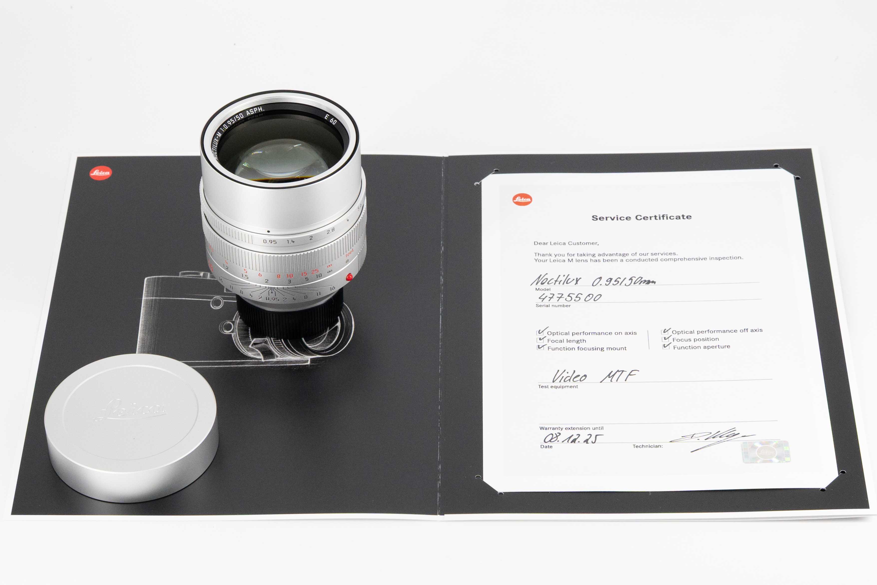 NOCTILUX-M 0.95/50mm ASPH., silver