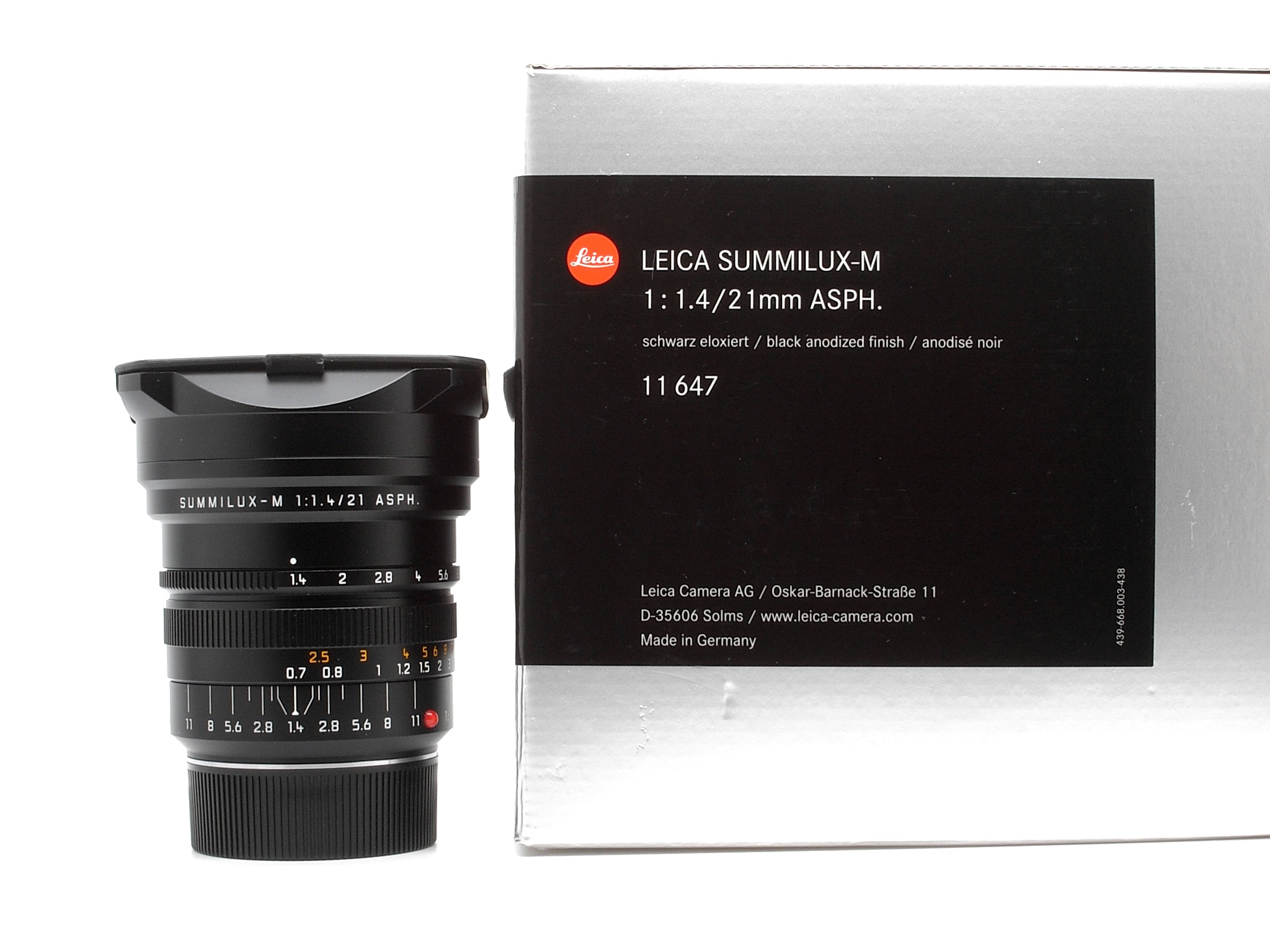 Leica Summilux-M 1.4/21mm ASPH., schwarz 6Bit