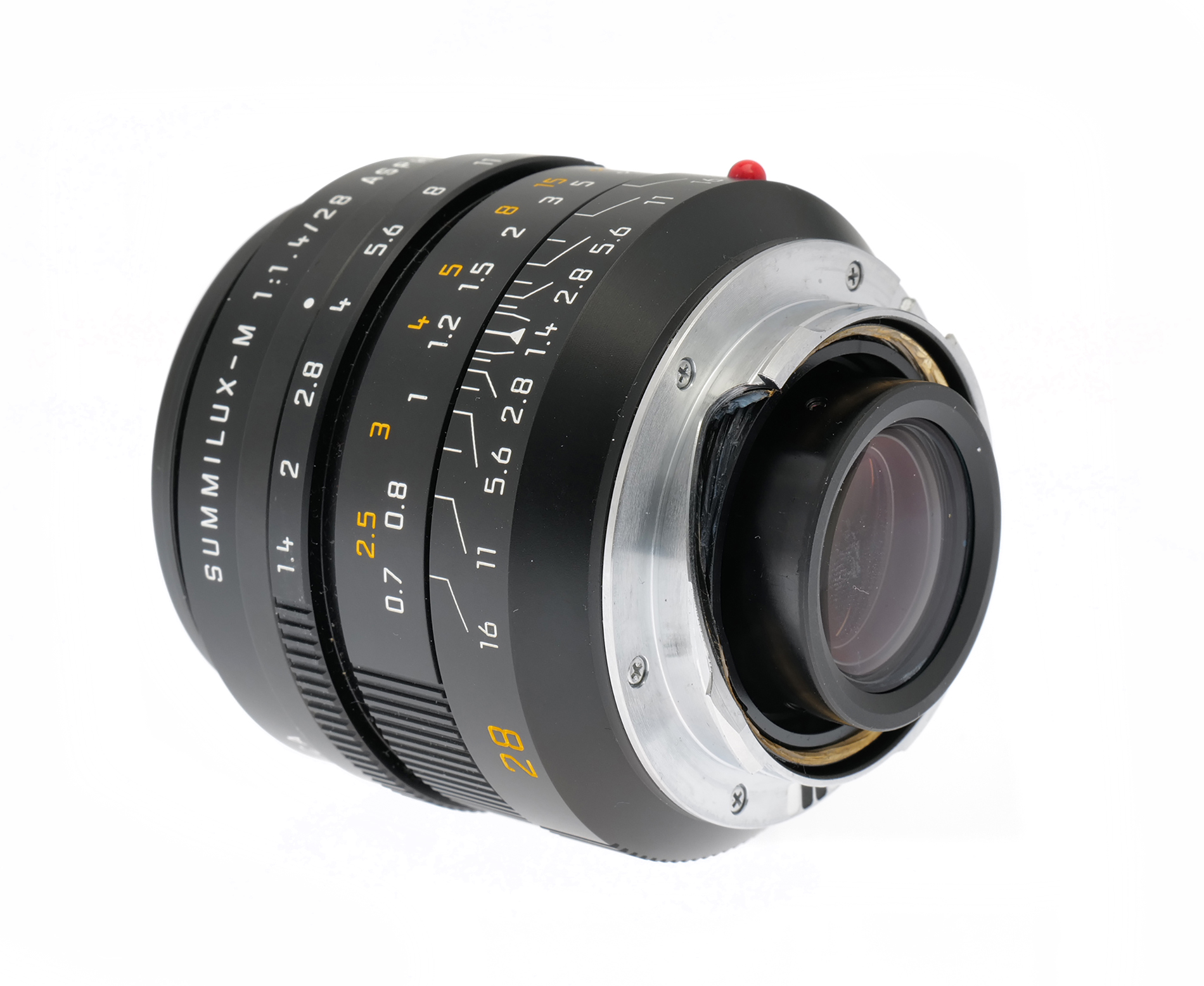 Leica SUMMILUX-M 1.4/28mm ASPH. schwarz elox. Leica SUMMILUX-M 1.4/28mm ASPH. schwarz elox.