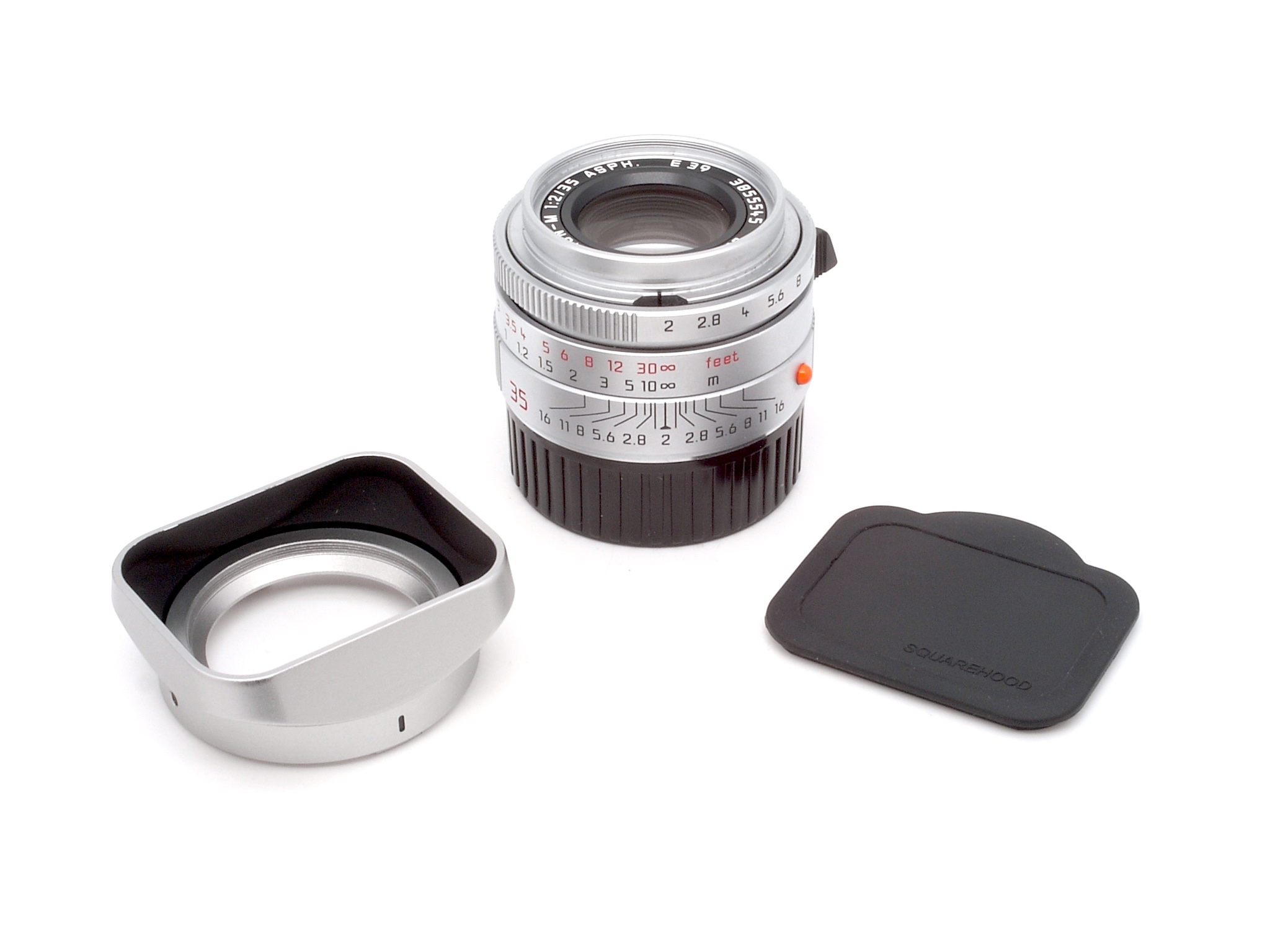 Leica Summicron-M 2.0/35mm ASPH. silver chrome-plated