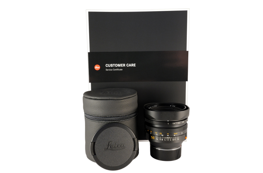 LEICA NOCTILUX-M 1:1/50 E60 IV, schwarz eloxiert 11822